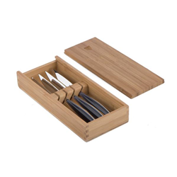 HUTCH KITCHEN Modern Matte Steak Knives (Set Of 4)