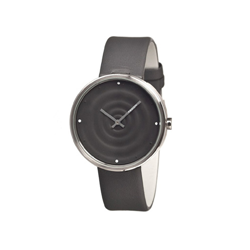 GIORGIO FEDON Georgio Fedon 1919 40MM Men's Ripple Leather Watch - Carbon Band/carbon Face In Multicolor