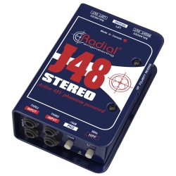 RADIAL ENGINEERING Radial J48 Stereo Phantom Powered Active Direct Box