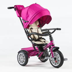BENTLEY 6-In-1 Baby Stroller/kids Trike - Fuchsia In Pink