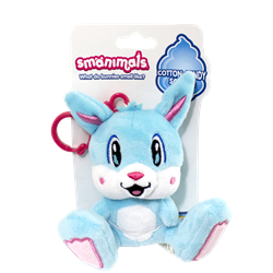 SCENTCO Plush Backpack Buddies Smanimals Bunny Scented (Cotton Candy)