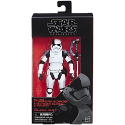 STAR WARS The Series 6 Inch Action Figure (2017 Wave 3) - First Order Stormtrooper Executioner Cmd Exclusive In Black