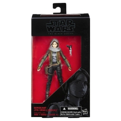 STAR WARS The Force Awakens 6 Inch Action Figure The Series Wave 7 - Sergeant Jyn Erso (Jedha) #22 In Black