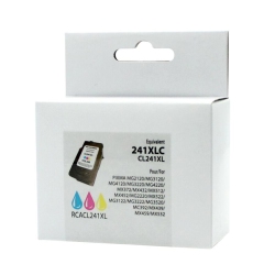 FUZION Remanufactured Compatible Canon Cl-241Xl Cyan, Magenta In Yellow