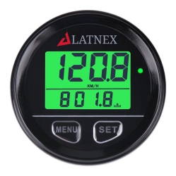 LATNEX Waterproof Digital Gps Speedometer Backlight for Atv Utv-Marine-Boats-Motorcycle- Automobile Motor Vehicle Bikes