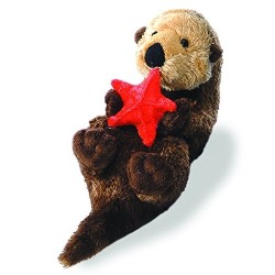 AURORA Otto The Otter W/ Starfish (Mini Flopsie)