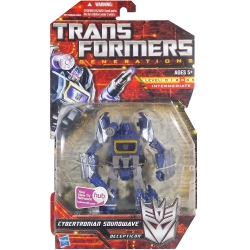 HASBRO Transformers Generations: Decepticon Cybertronian Soundwave Deluxe Class Action Figure