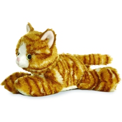 AURORA Molly Tabby Cat 8" Mini Flopsie In Orange