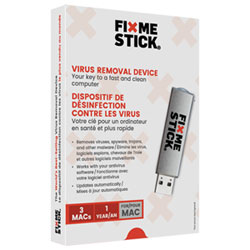 FixMeStick Virus Removal Device (Mac) - 3 Devices - 1 Year