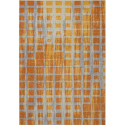 LA DOLE RUGS Grand Square Area Rug In Yellow