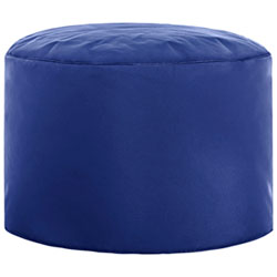 Dotcom Brava Contemporary Polyester Pouf - Purple