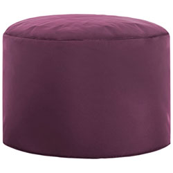 Dotcom Brava Contemporary Polyester Pouf - Purple