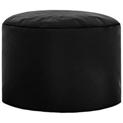 Dotcom Brava Contemporary Polyester Pouf - Purple