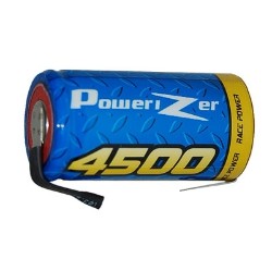 POWERIZER 10-Pack Sub C Nimh Batteries With Tabs (4500 Mah)