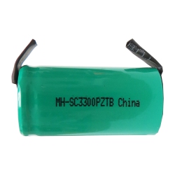 POWER PORTABLE 10-Pack Sub C Nimh Batteries With Tabs (3300 Mah)