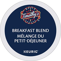TIMOTHY'S Breakfast Blend Coffee K-Cup, 96 Count