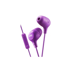 JVC Marshmallow In-Ear Headphone With Mic And Remote (Violet) - Ha-Fx38M
