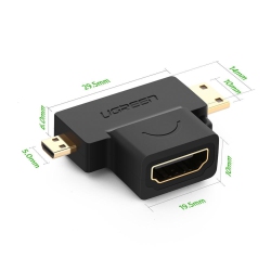 UGREEN Micro HDMI Mini HDMI Male to HDMI Female Adapter