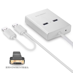 UGREEN USB 3.0 to HDMI 2 Ports USB 3.0 Gigabit LAN Port