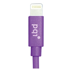 PQI I-Cable Flat 20 Lightning Cable In Purple