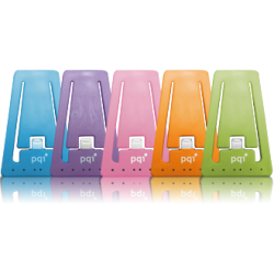 PQI I-Cable Charging And Sync Stand for Apple Lightning Devices - Edition In Orange
