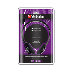 VERBATIM On-Ear Headphone (41820) - In Black