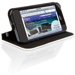 VERBATIM 98089 Folio Pocket Case for Iphone 5/5S (Vanilla White)