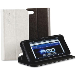 VERBATIM Folio Pocket Case for Iphone 5/5S, Mocha 98088 In Brown