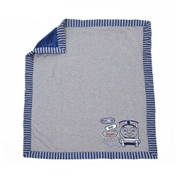 MATTEL Thomas And Friends Jersey Knit And Sherpa Baby Blanket - My First Blankie 40 X 50 Inch