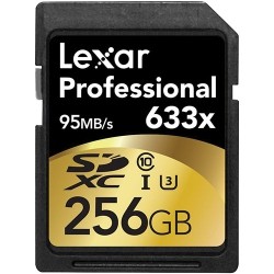 LEXAR 256GB 633X Pro Sdxc