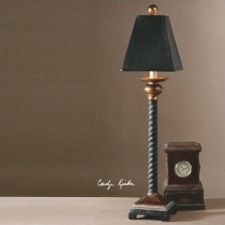 UTTERMOST Bellcord Buffet Lamp In Black