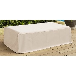 CROSLEY FURNITURE Outdoor Rectangular Table Furniture Cover In Cream