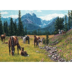 COBBLE HILL - Horse Meadow, 1000-Piece Puzzle
