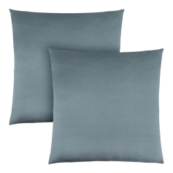 MONARCH Pillow - 18"x 18" / Pale Satin / 2PCs In Blue