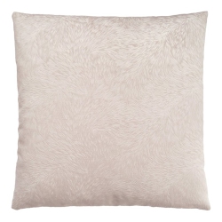 MONARCH Pillow - 18"x 18" / Light Taupe Feathered Velvet / 1PC