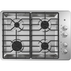 GE 30" 4-Burner Gas Cooktop (JGP3030SLSS) - Stainless Steel