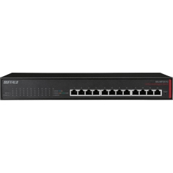 BUFFALO AMERICAS 12-Port Desktop/rackmount 10 GBe Ethernet High Power Switch Bs-Mp2012