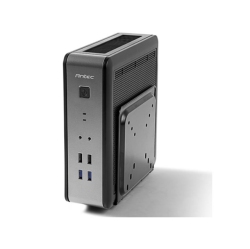 ANTEC Case Isk110 Vesa-U3 2X2.5 Inch Bays 2XUSB2.0/3.0 With 90W Adapter Black/sliver Retail