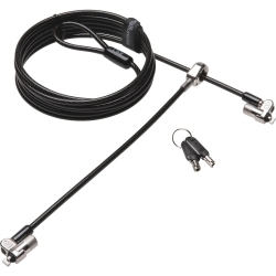 KENSINGTON Microsaver 2.0 Keyed Twin Laptop Lock Security Cable