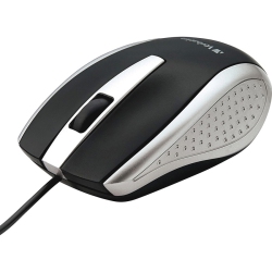 VERBATIM Corded Notebook Optical Mouse - In White