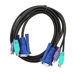 OTHER CISCO-LINKSYS KVM SWITCH CABLE 3-IN-1 PS2 KEYBOAR MOUSE AND VGA MALE TO MALE 4KVMCABLE