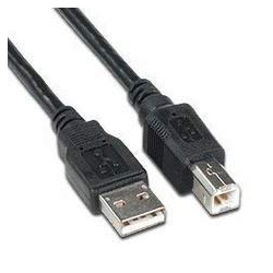 ONEDEALOUTLET New 25 Feet (7.62 M) USB 2.0 Cable for Printer Or Scanner Premium Quality USB-25Ab-201 In Black
