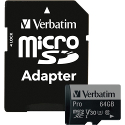VERBATIM Pro 600X Microsdhc Memory Card (47042)