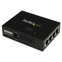 STARTECH 4-Port Gigabit Midspan Poe+ Injector (Poeinj4G)