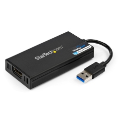 STARTECH USB 3.0 to 4K HDMI External Monitor Video Graphics Adapter (USB32HD4K)