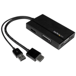 STARTECH 3-In-1 HDMI to Displayport Adapter (HD2Dpvgadvi)