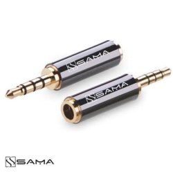 SAMA Sa-20501 2.5MM Male to 3.5MM Premium Quality Converter Headphone Adapter