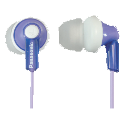 PANASONIC Rphje120 Ergofit Noise Isolating Stereo Earbuds In Purple