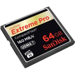 SANDISK Extreme Pro 64GB Compact Flash Memory Card Udma 7 Speed Up to 160Mb/ssdcfxps-064G-X46 (Label May Change)