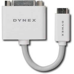 NA Dynex Dx-Ap150 Video Adapter 1 X Apple Mini-Dvi Male, 1 X Dvi Female Lq-Lt-Dx-Ap150